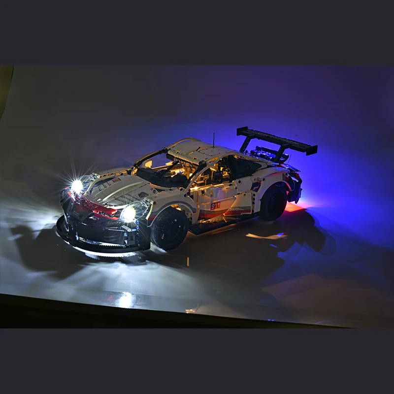 DIY светодиодный светильник ing комплект Строительные кирпичи игрушек классный