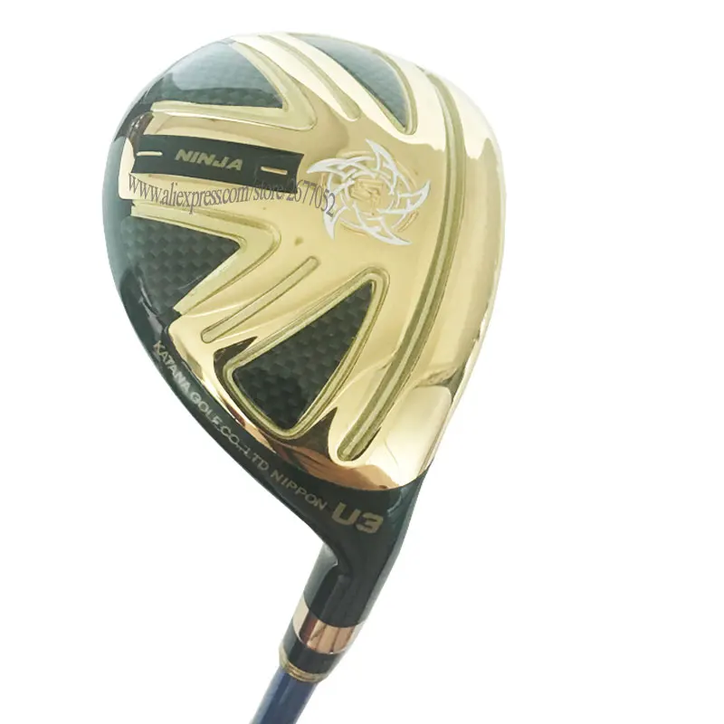 

New Golf Club KATANA NINJA Golf Hybrids 19 or 22 25 Loft Hybrids Wood Clubs Graphite shaft and Golf Headcove Free shipping
