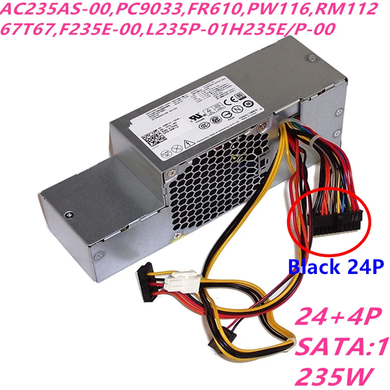 Новый оригинальный блок питания для ноутбука Dell OptiPlex 760 960 580 780SFF 235W Питание AC235AS 00