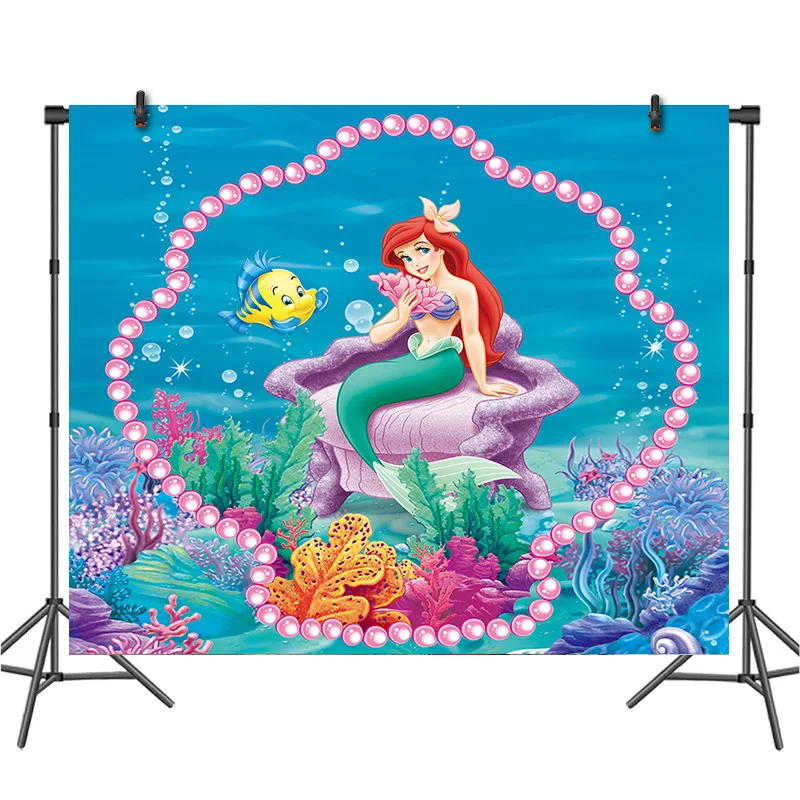 Мультяшная Принцесса София Белоснежка Ариэль тема детский день рождения