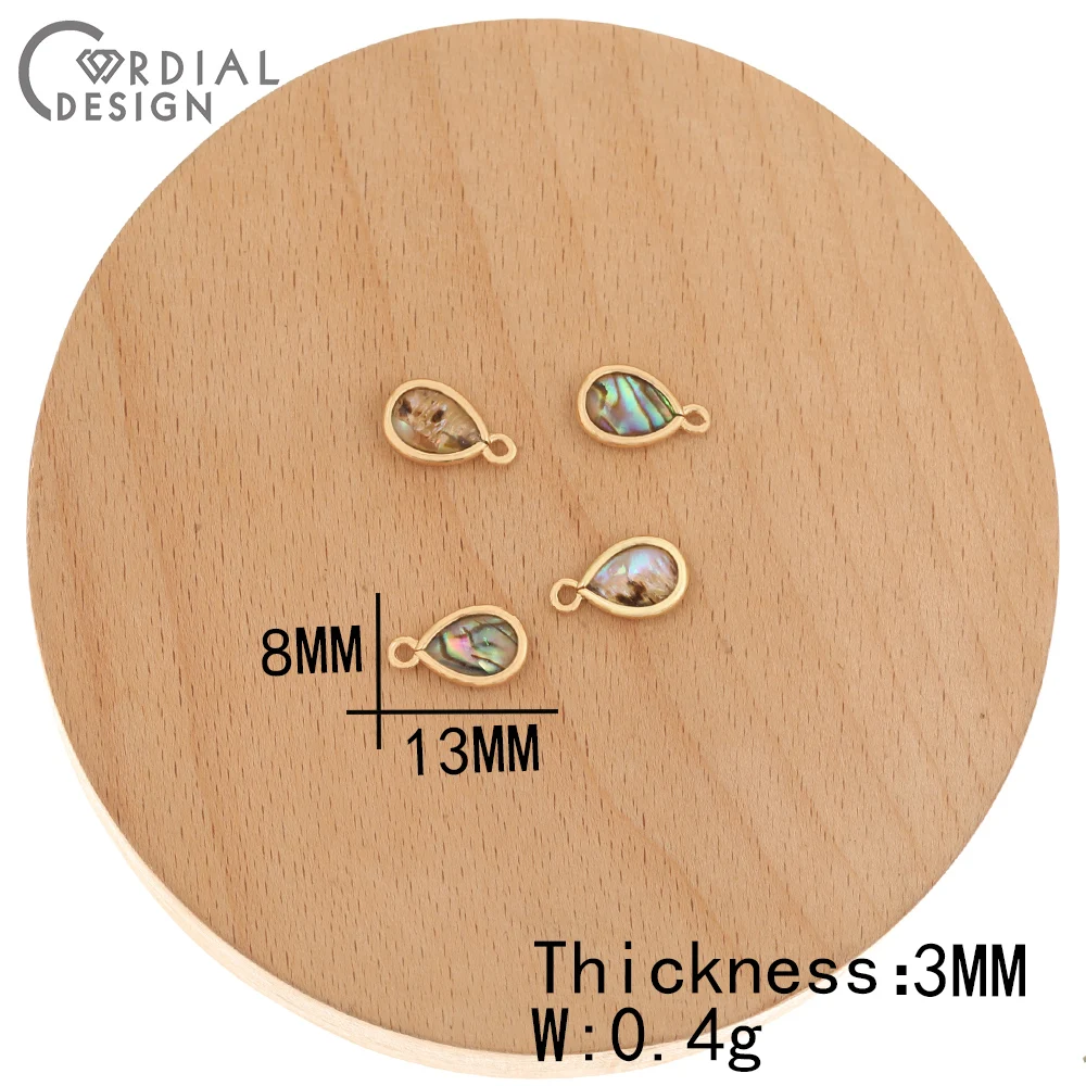 

Cordial Design 50Pcs Jewelry Accessories/Hand Made/Connectors/Natural Shell/Charms/DIY Making/Earrings Findings & Components