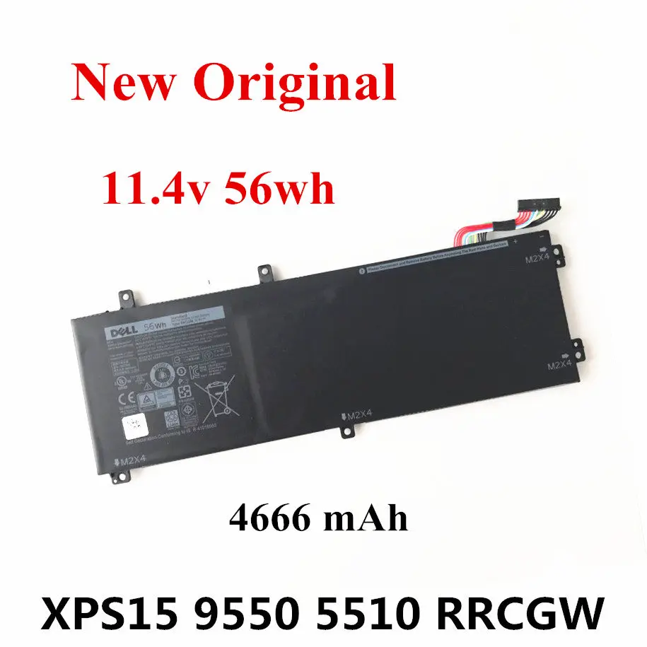 New Original Laptop replacement Li-ion Battery for DELL Precision 5510 XPS15 9550 RRCGW 11.4v 4666mAh 56wh | Компьютеры и офис
