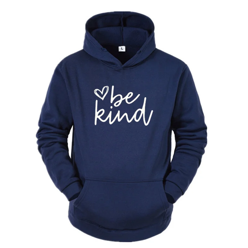 

Winter Be Kind Heart Printed Hoodies Scripture Women Christian Jesus Sweatshirt Casual 90s Graphic Motivational Oversized Hoodie