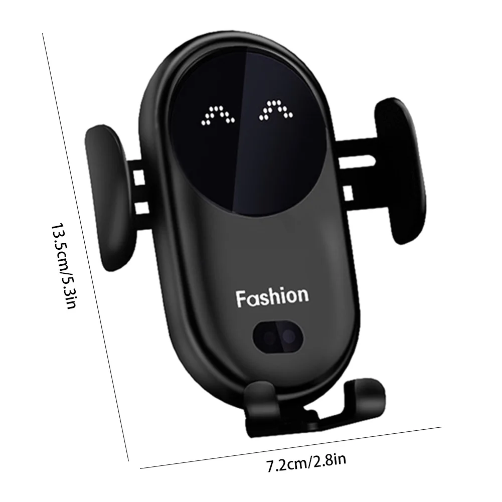 

Car WiCharging Holder Wireless Car Charger Holder Smart Infrared Sensor Magnetic Charging Stand Holder For IPhone Samsung Xiaomi