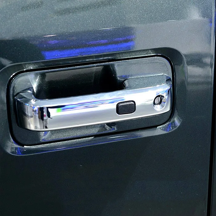 Крышка дверной ручки для Ford F150 2015-2019 с бесключевым хромированным F-150 аксессуары