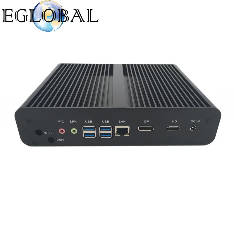 Встроенный мини ПК Eglobal Intel Core i7 7500U до 3 5 ГГц компьютерный чехол DP HD LAN 5USB DDR4 SD карта