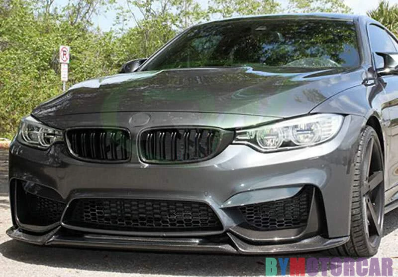 V Style Carbon fiber Front Bumper Lip Fit For BMW F8X M3 M4 B265 | Автомобили и мотоциклы