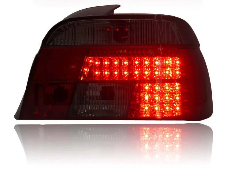 

RQXR Led tail light brake lamp reverse lights streaming turn signal assembly for BMW 5 series E39 1998-2002