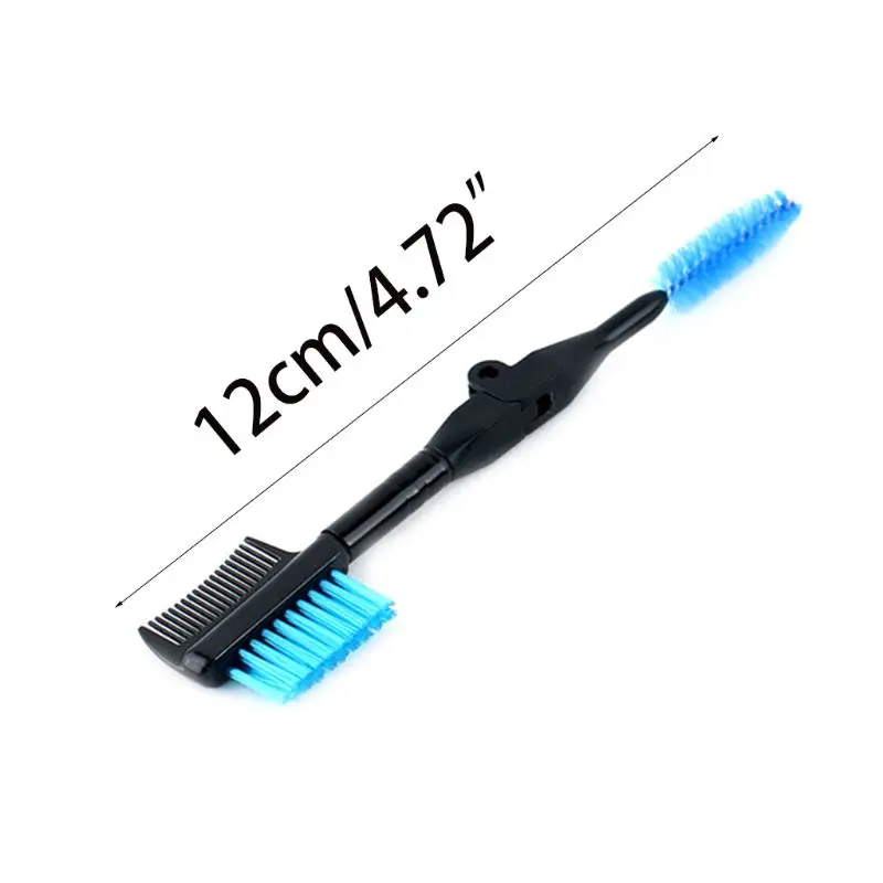 Профессиональная двухсторонняя 3 в 1 Складная Кисть для макияжа ресниц расческа