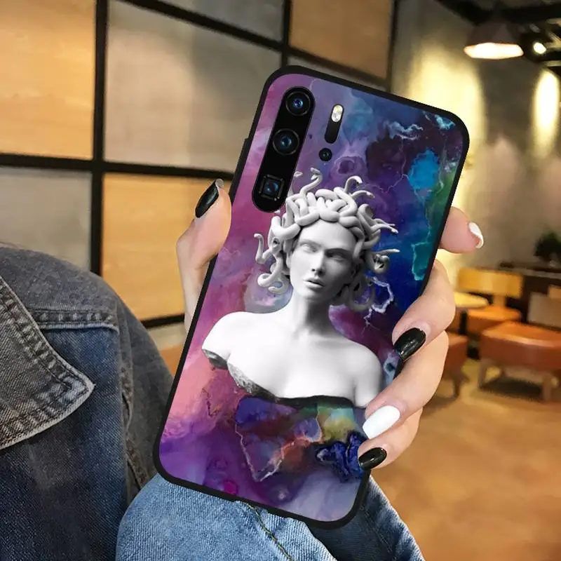 

Medusa Art Phone Case For Huawei honor Mate P 9 10 20 30 40 Pro 10i 7 8 a x Lite nova 5t
