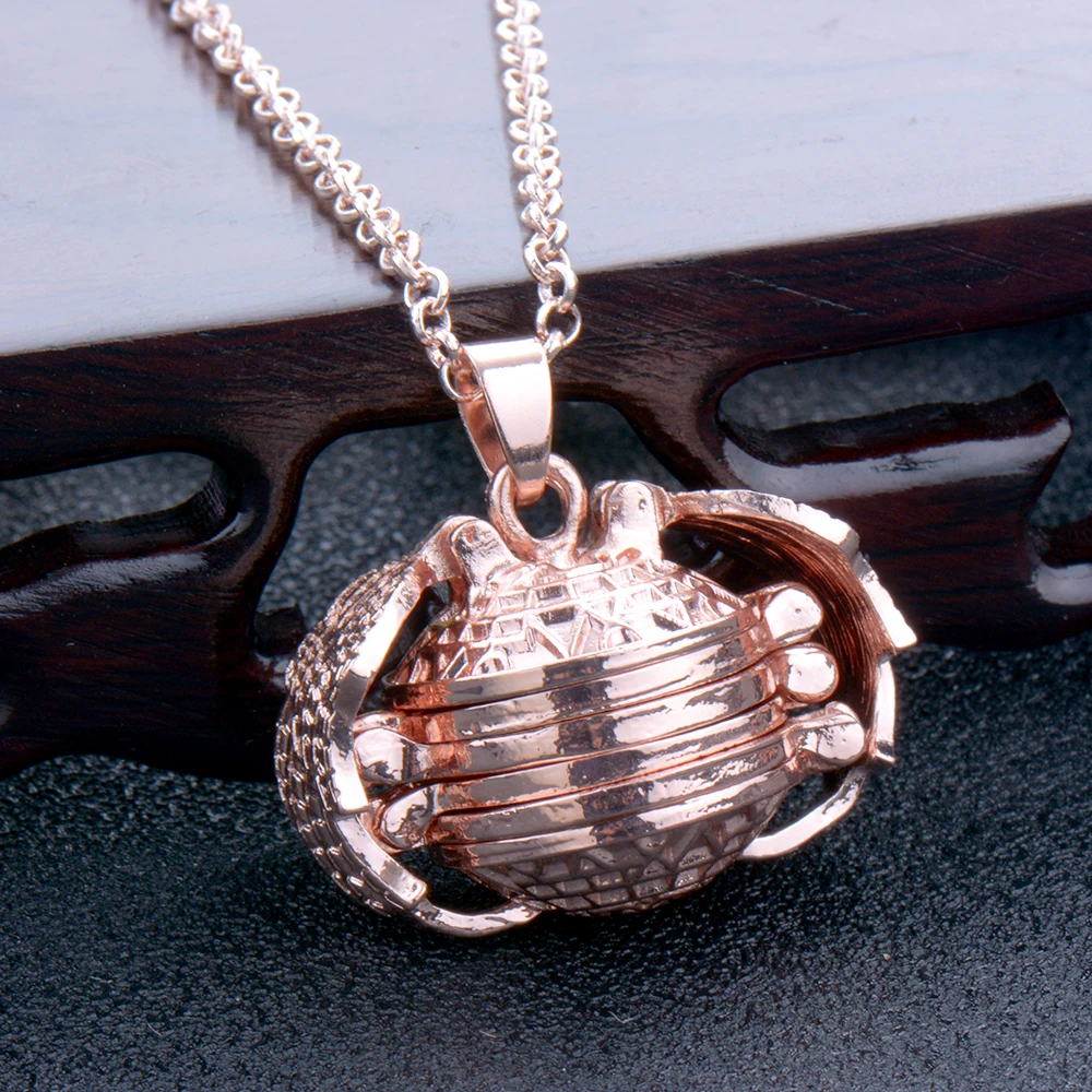 Кулон для хранения фотографий сделай сам из розового золота 4 цвета медальон с