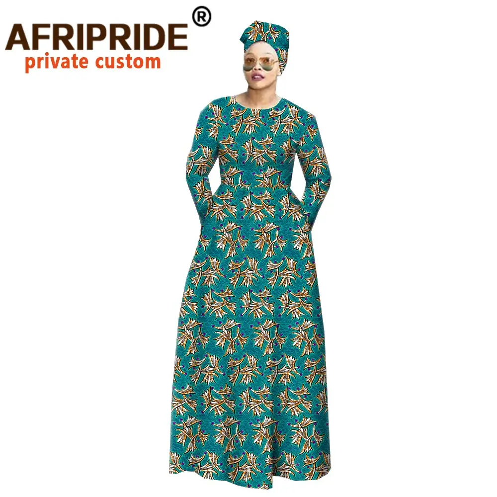Африканское традиционное классическое платье макси для женщин AFRIPRIDE анкарская