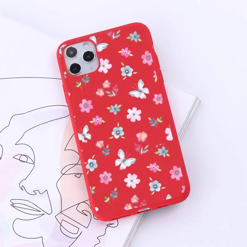 

butterfly case for airpods pattern Phone Case Candy Color for iPhone 6 7 8 11 12 s mini pro X XS XR MAX Plus