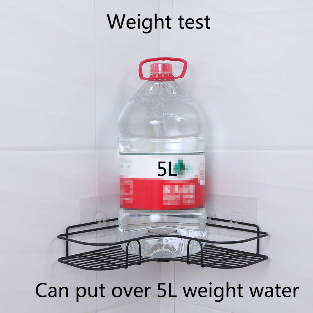 Полка для ванной металлическая полка стеллаж хранения прочная душевая из