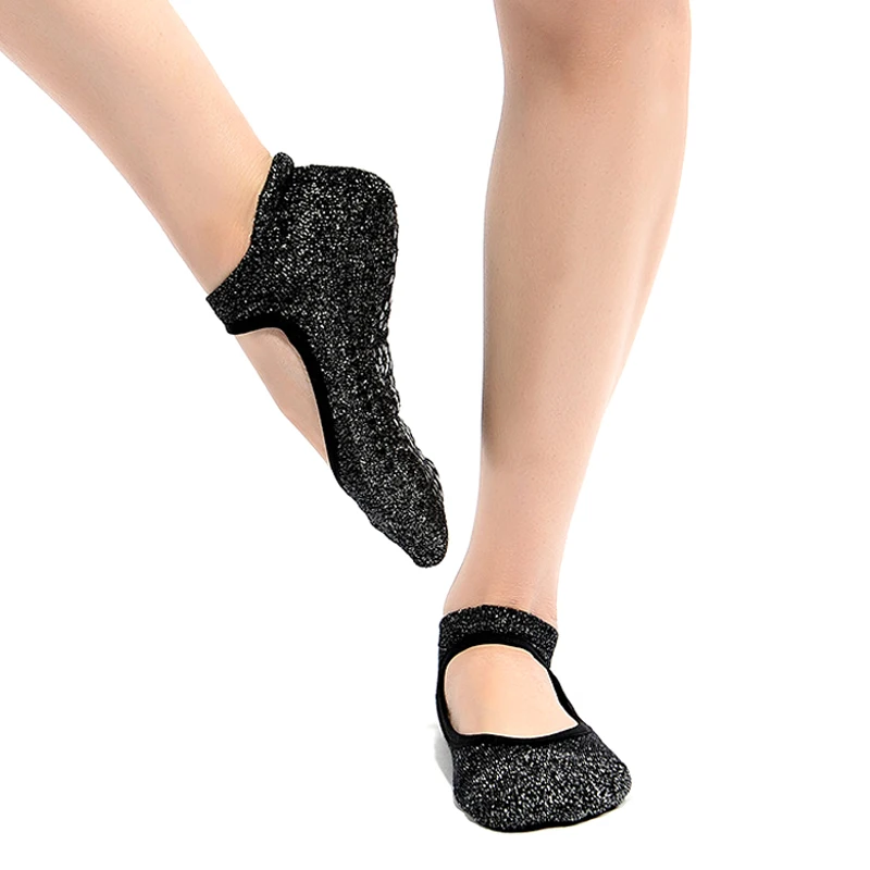 

Новые женские нескользящие Балетные Носки, плотные танцевальные носки для зимы, осени, йоги, пилатеса