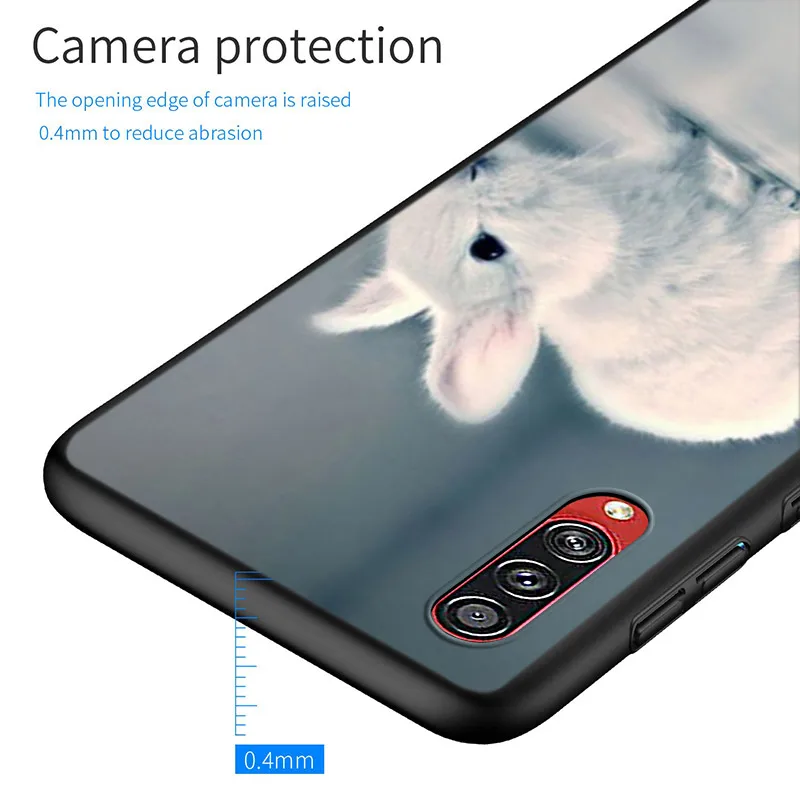 Силиконовый чехол симпатичного зайчика для Samsung Galaxy A9 A8 A7 A6 A6S A8S Plus A5 A3 Star 2018 2017 2016 на.
