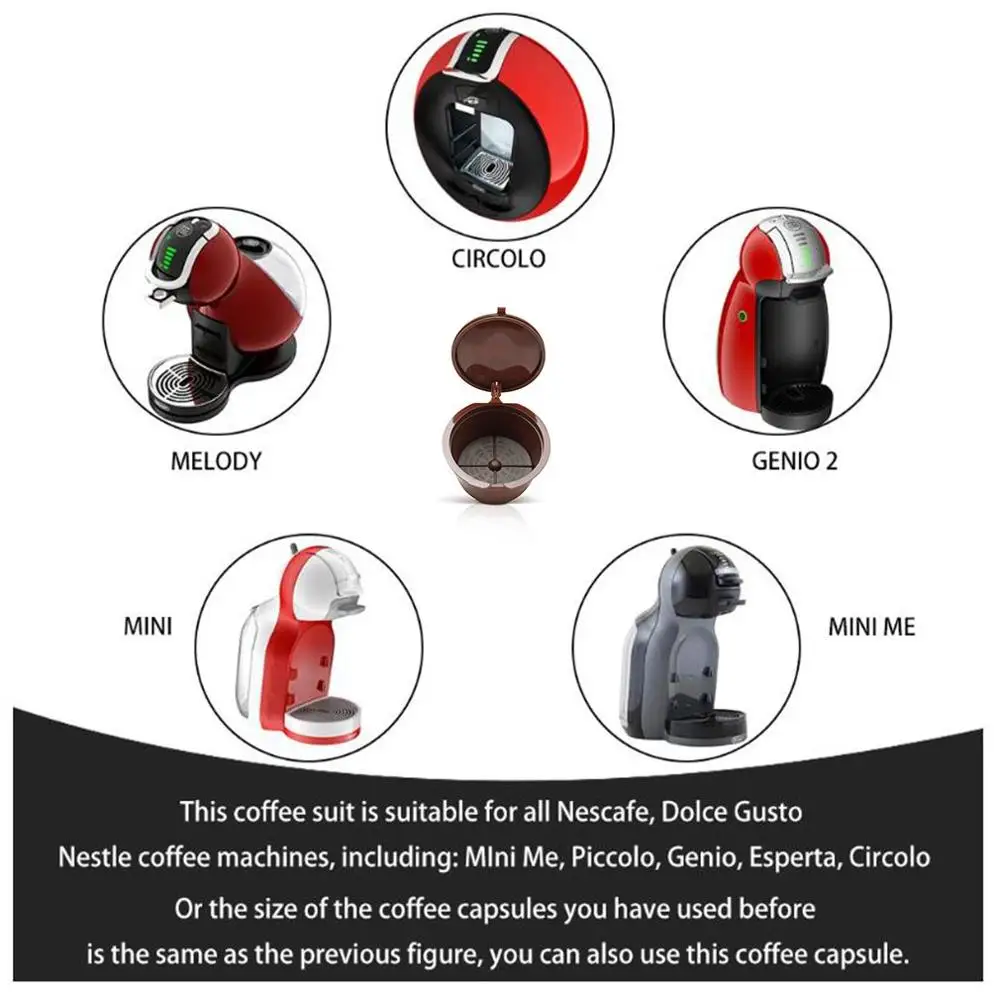 3 шт. фильтры для кофе всех моделей Nescafe Dolce Gusto универсальные кофейных капсул