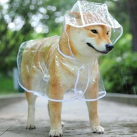 pet dog raincoat waterproof small large dog cat jumpsuit reflective rain coat summer outdoor water jacket clothes puppy products
