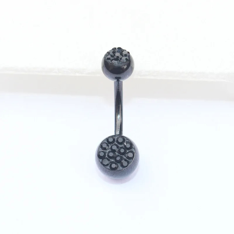 Прозрачный Циркон драгоценный камень кости пупочные ногти пирсинг пупка Пирсинг