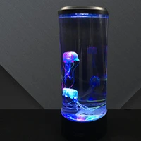 usb power jellyfish mood desk bedside lamp fantasy aquarium hypnotic color changing kids led night light home decor