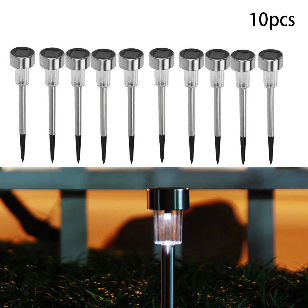

Solar Garden Lights LED Pathway Lights Landscape Lamp 600 MAh Outdoor Waterproof For Pathway Patio Yard Lawn Decoration 10PCS