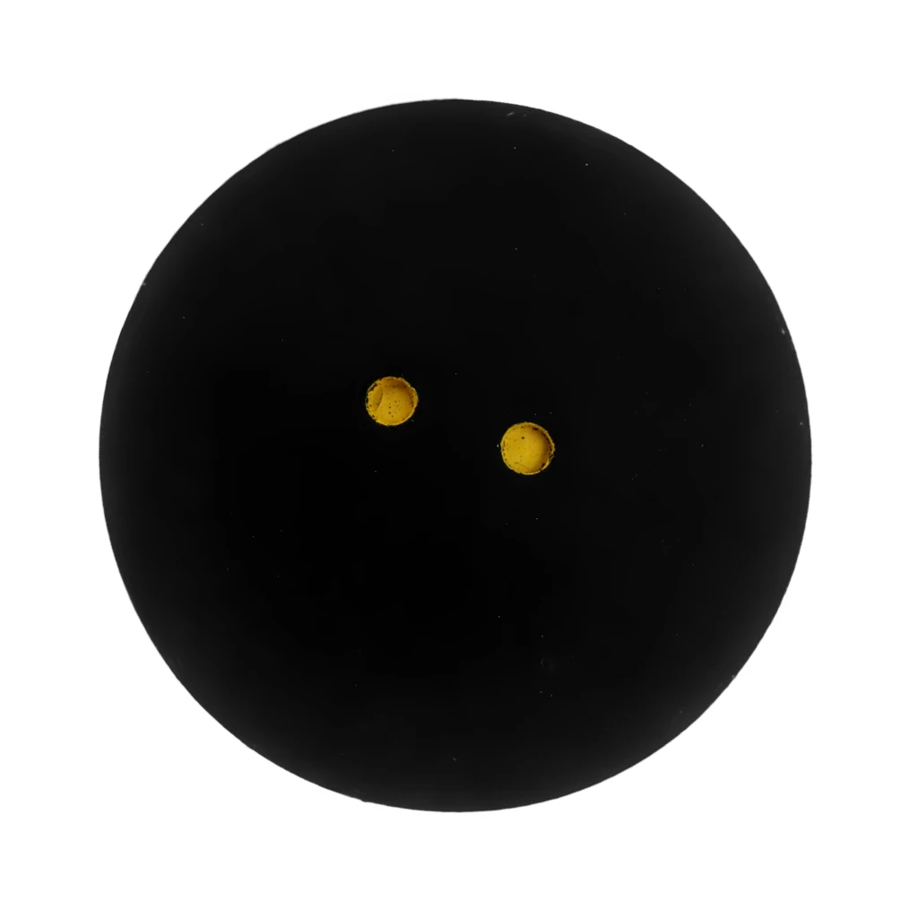 Портативные резиновые двойные желтые мячи в горошек тренировочные для