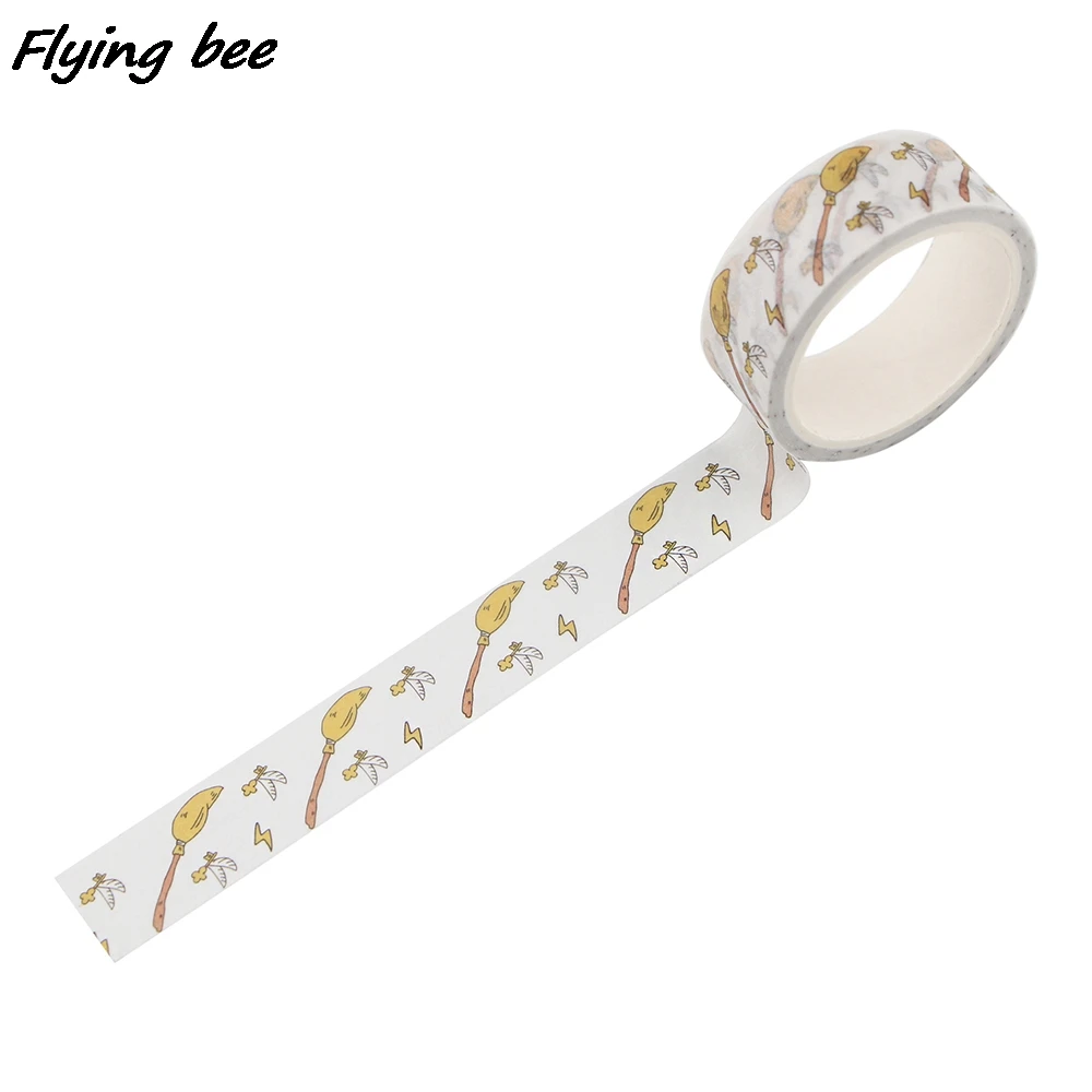 Волшебная школьная волшебная палочка Flyingbee 15 мм x 5 м декоративная Васи-лента для