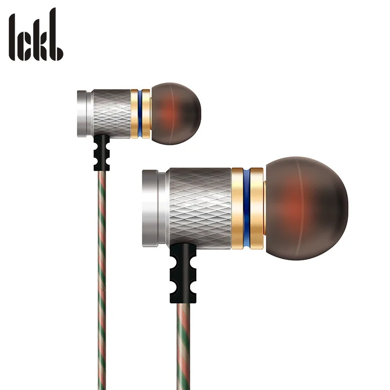 Внутриканальные наушники с шумоподавлением ickb sl350 Hi-Fi сабвуфером и затычками для