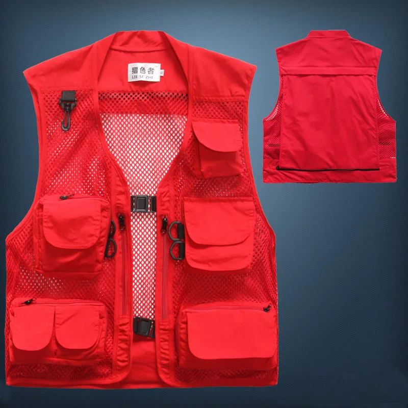 Жилет TECHOME мужской многофункциональный с дышащей сеткой|Мужские жилеты и