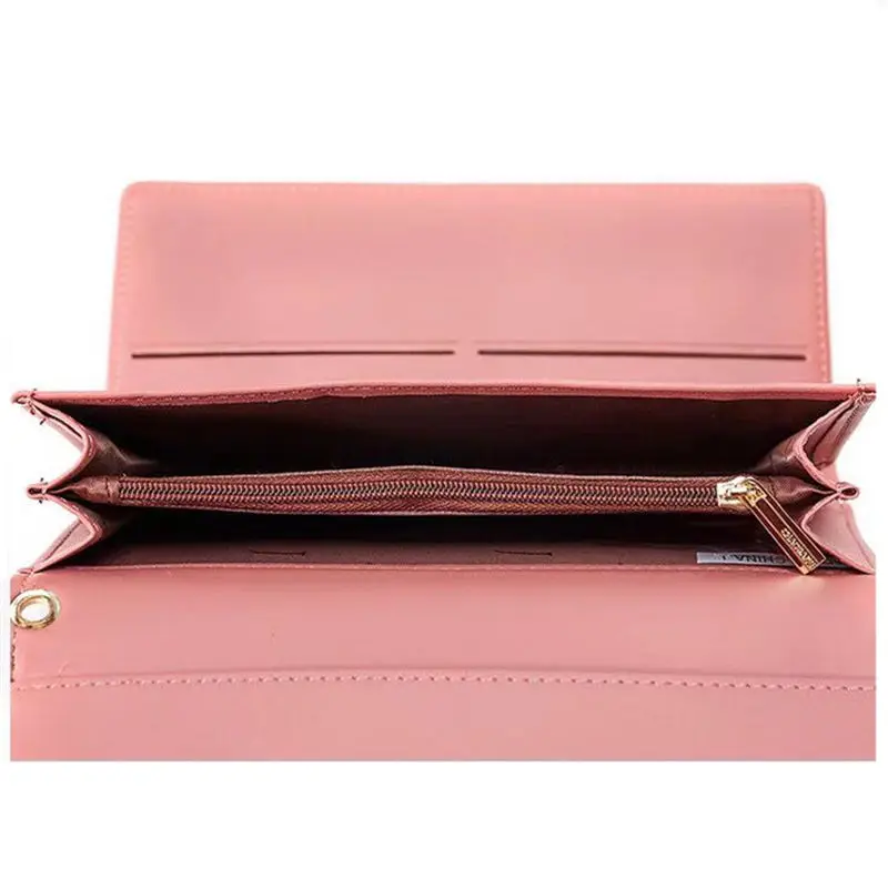 

Women's wallet PU leather wallet leather clutch bag ladies card bag wallet ladies long carteras mujer wallet female clutch bag