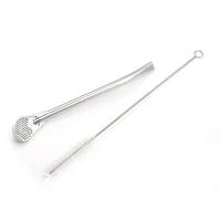 stainless steel drinking straw filter handmade yerba mate tea bombilla gourd washable practical tea tools bar accessories