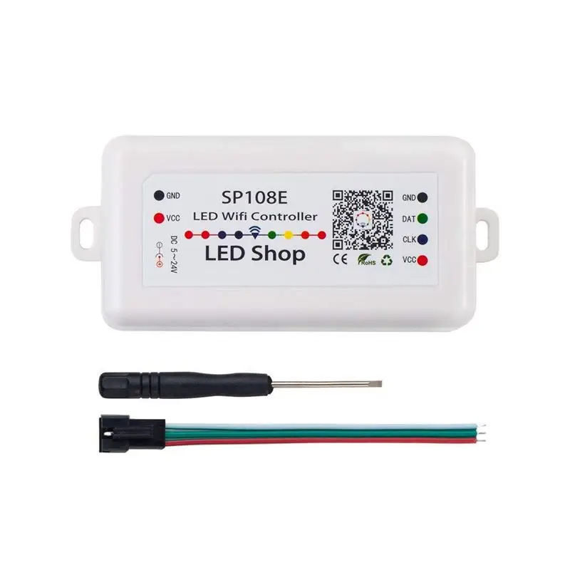 SP108E беспроводной Bluetooth контроллер APP WS2811 WS2812B WS2801 SK6812 APA102 индивидуально