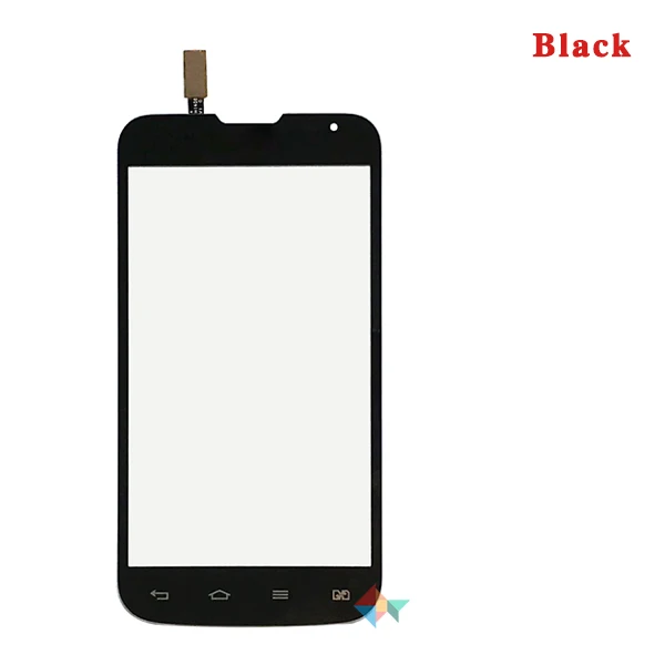 Высокое качество 4," для LG L70 две sim-карты D325 сенсорный экран дигитайзер Переднее стекло объектив сенсорная панель - Цвет: Black No Tool