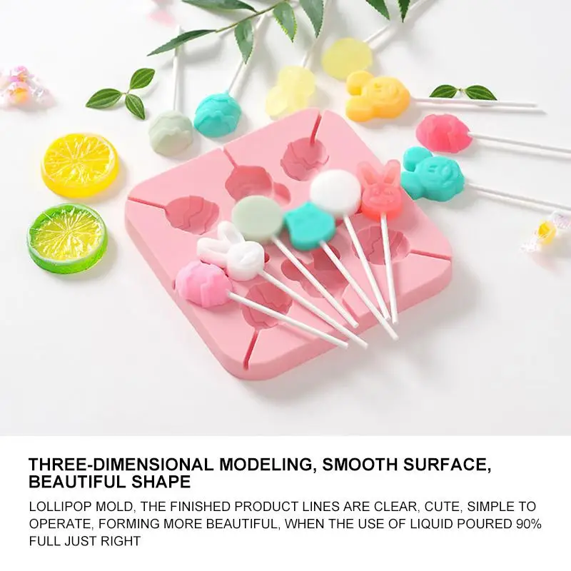 8 отверстий силиконовая форма для выпечки тортов в виде мультяшного героя