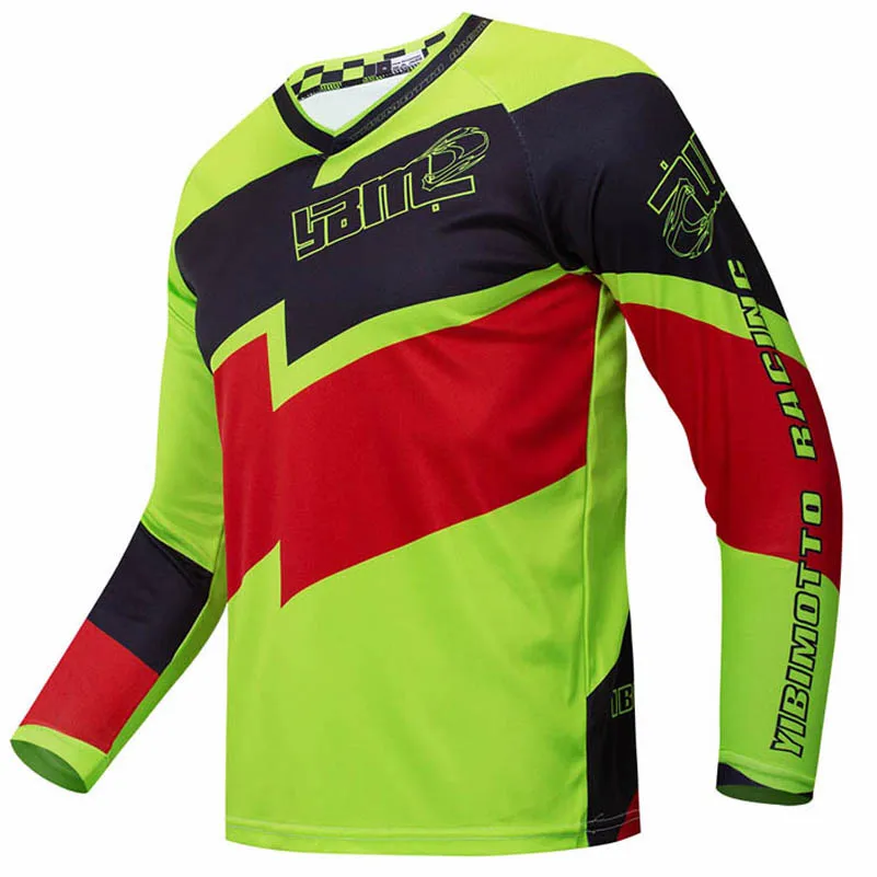 

Motocross YBM Downhill Jersey Mountain Bike Motorcycle Cycling MX Off Road Bicycle MTB T-Shirt Long Sleeve Jersey Moto