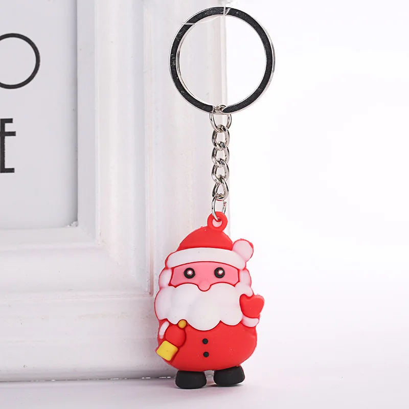Счастливого Рождества олень дерево брелок подарок для женщин Дети Санта Клаус