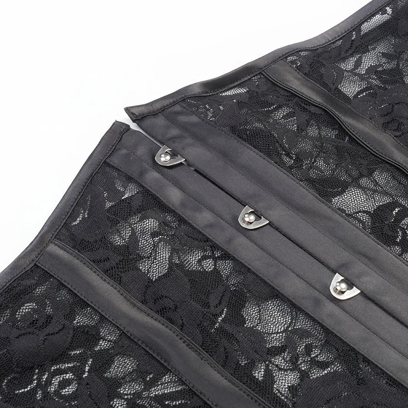 Женский кружевной топик Gothblack облегающий топики с вырезом лодочкой и оборками
