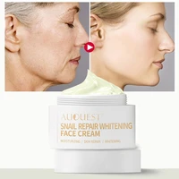 snail serum wrinkle face cream cosmetics collagen moisturizing repair whitening cream fades acne marks skin care beauty health