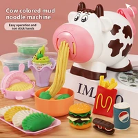 pretend play kitchen set cow shape noodle making machine household appliances kitchen toys early learning educational toys