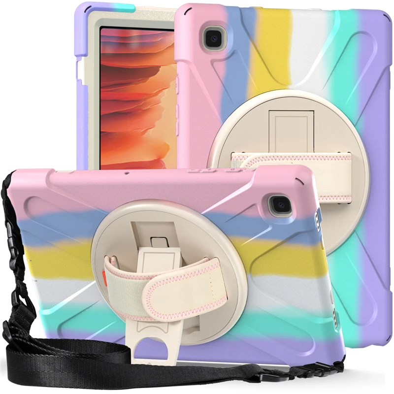 

For Samsung Galaxy Tab A7 Case 10.4 inch 2020 SM-T500 / SM-T505 / SM-T507 for Kids, with 360 Degrees Rotating Kickstand Hand