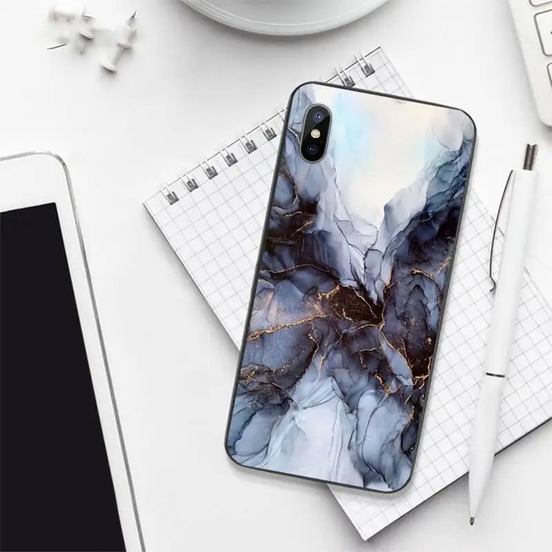 

Elegant Blue Marble Purple Phone Case for iPhone 11 12 pro XS MAX 8 7 6 6S Plus X 5S SE 2020 mini