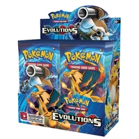 324pcs pokemon cards sun moon xy evolutions booster box collectible trading card game kids collection toys