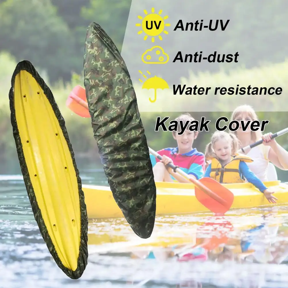 

Various Sizes Kayak Cover Anti-UV Anti-dust Canoe Boat Storage Cover Waterproof Kayak Boat Canoe Cover Shield Boating Supplies