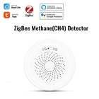 Датчик утечки газа zigbee CH4, 4 шт. светильник световым звуковым сигналом