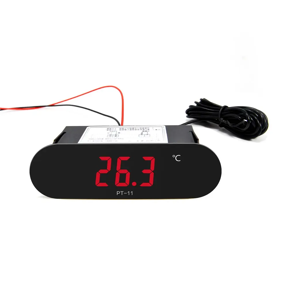 Мини цифровой ЖК внутренний встроенный термометр для холодильника электронный
