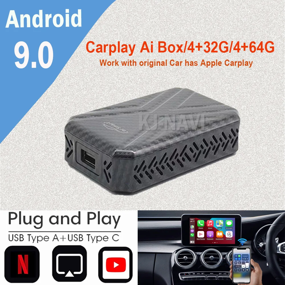 

Новый беспроводной ключ Carplay Ai Box на Andorid для BMW Audi Benz Vw Volvo Porsche Honda Ford Lexus Jeep Kia с Apple Car play