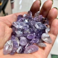 100g natural crystal gravel specimen rose quartz amethyst home decor for aquarium healing energy stone rock mineral