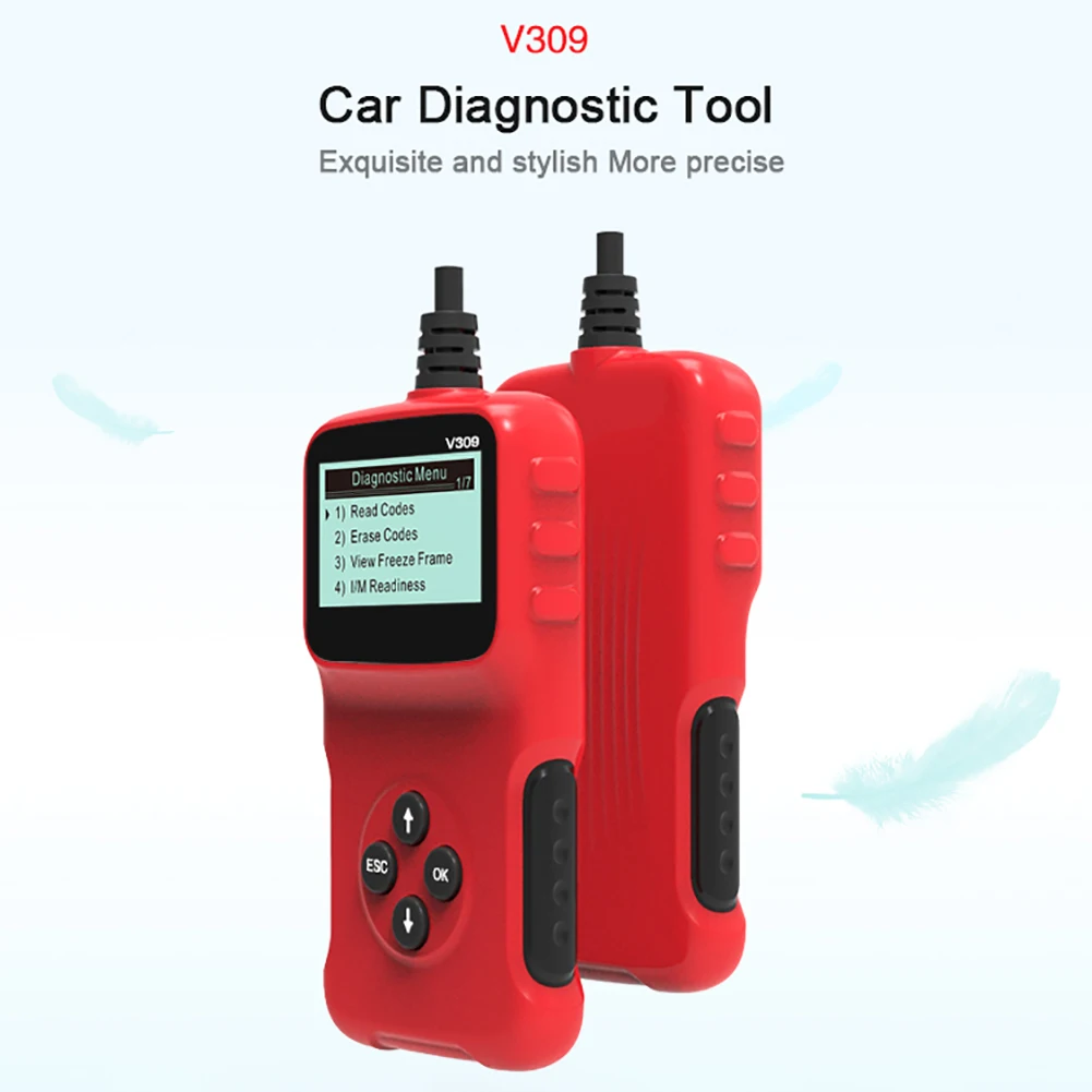 Универсальный диагностический инструмент OBDII сканер считыватель кодов