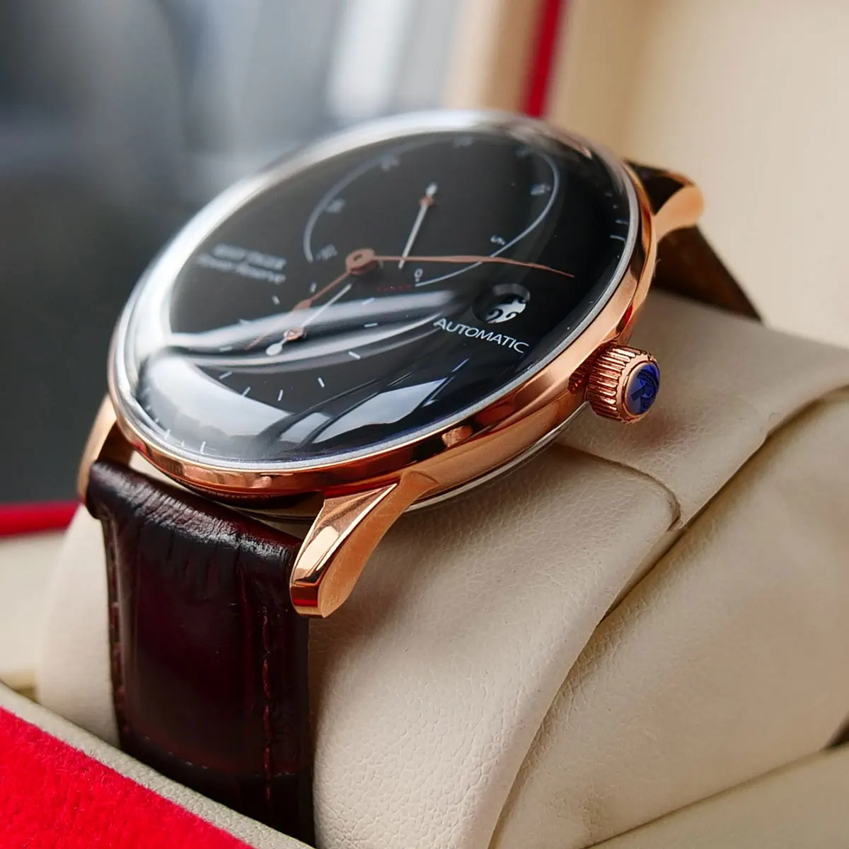 2021 Риф Тигр/RT Топ бренд Роскошные на каждый день часы мужские ремешок из