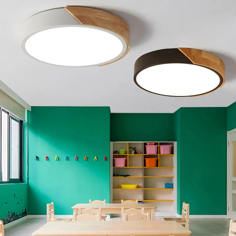 Современный простой светодиодный потолочный светильник с дистанционным